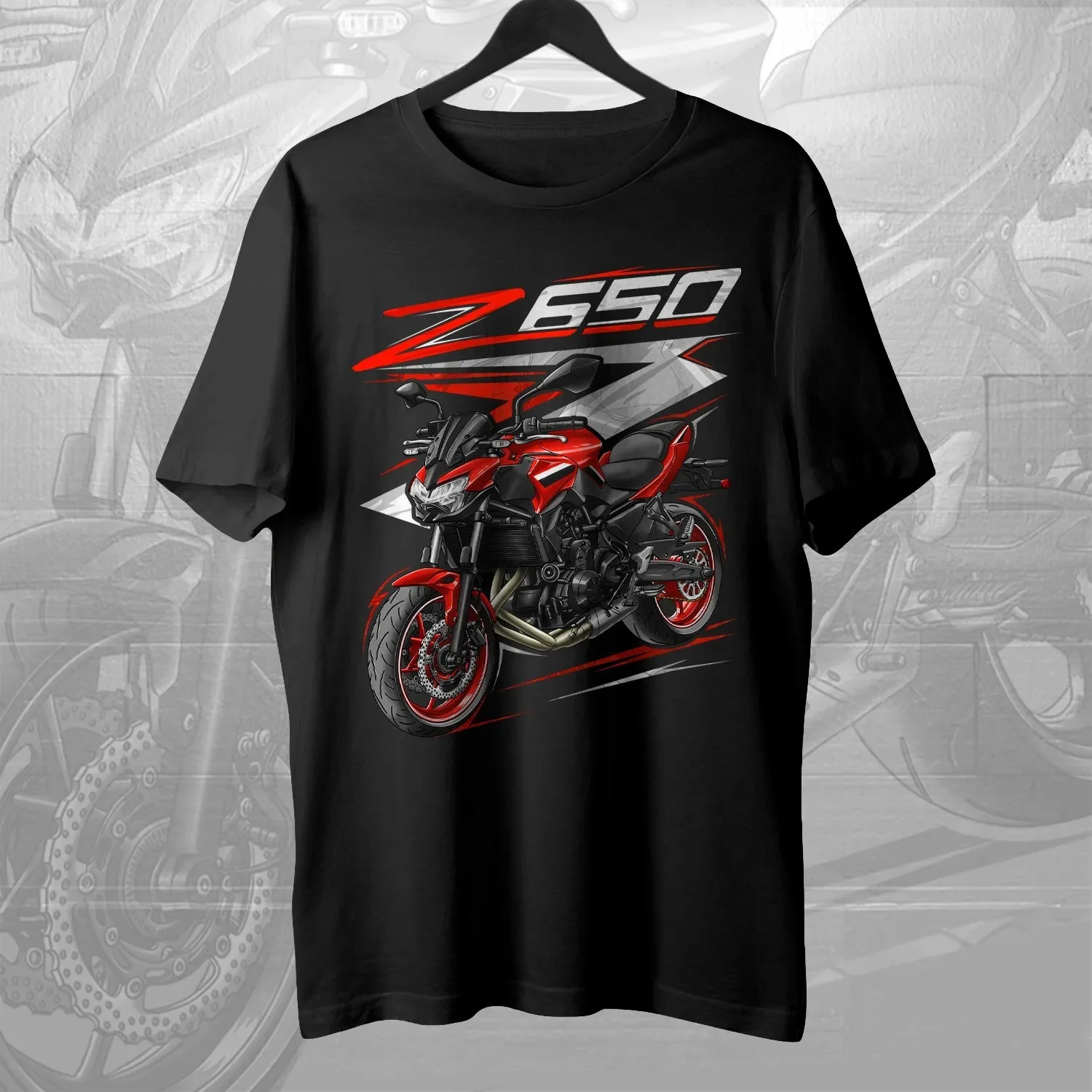 Summer casual pure cotton customized T-shirt Z650 2020-2025 Motorcycle T-Shirt for Riders
