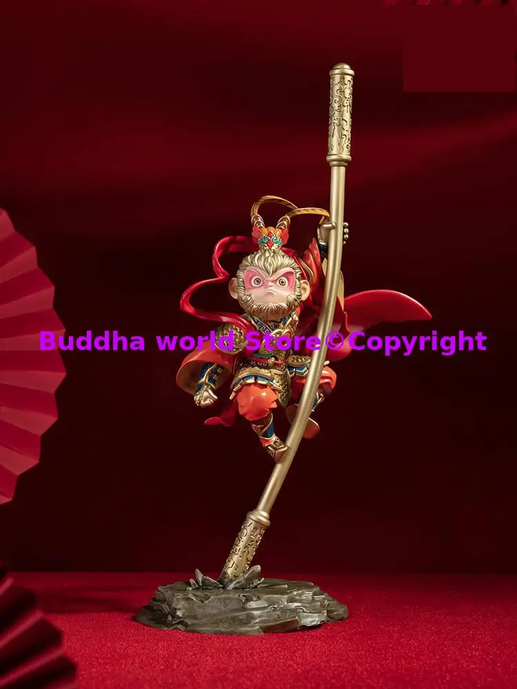 Limited Figurine WU KONG model POP copper Carving Collection Home ornament boss office Fancy decor large Figure Birthday Gift