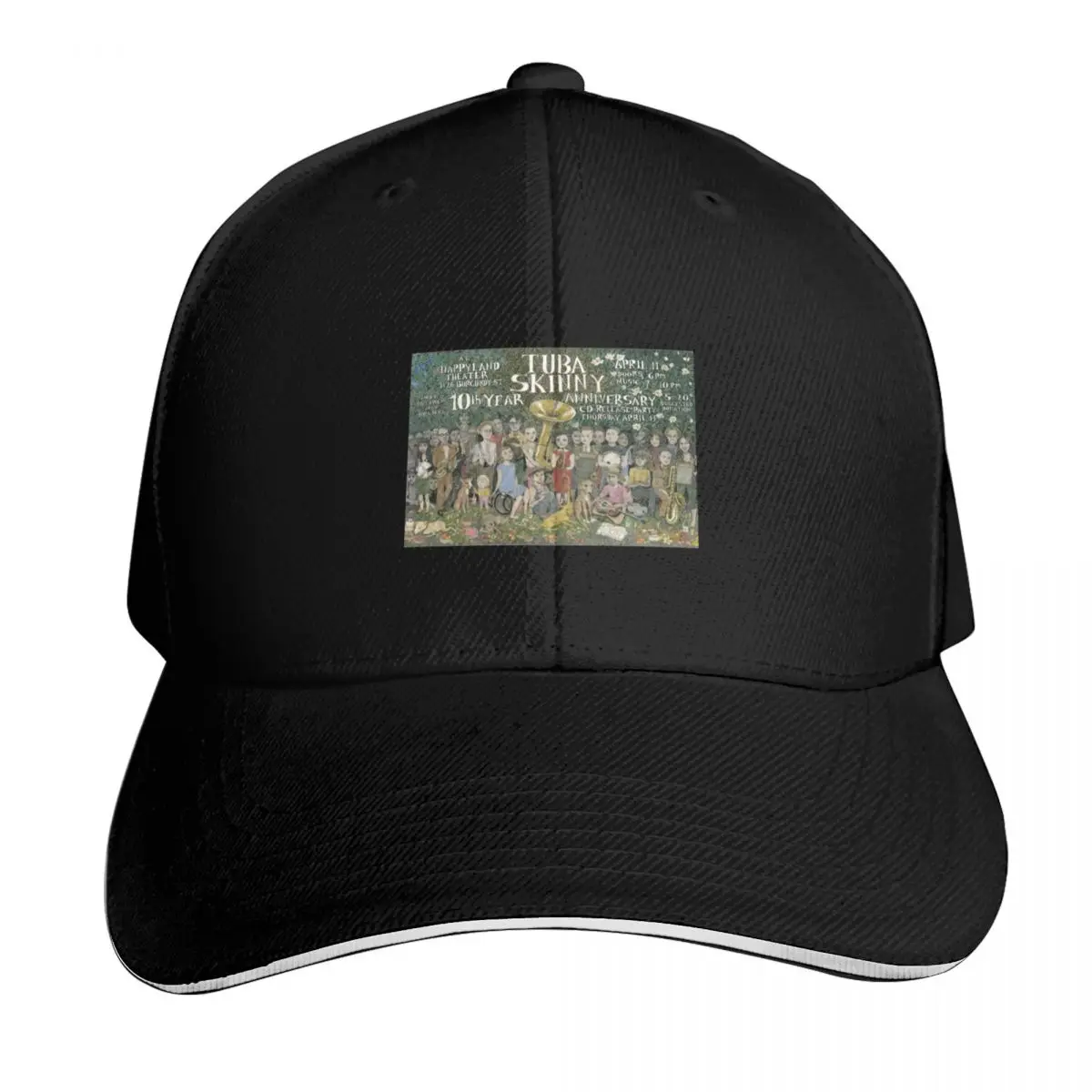 Gorra de béisbol clásica Tuba Skinny para hombre, gorra para el sol, gorras personalizadas para hombre, gorras con capucha para hombre y mujer