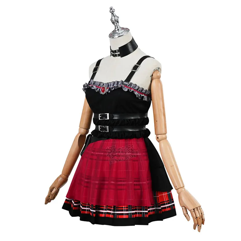 COS-KiKi อะนิเมะเลิฟไลฟ์ อควอร์ส ทสึมิ โยชิโกะ/โอฮาระ มาริ/ซากุระอุจิ ริโกะ ชูติ้งสตาร์ วอร์ริเออร์ เอสเจคอสเพลย์เครื่องแต่งกายผู้หญิง