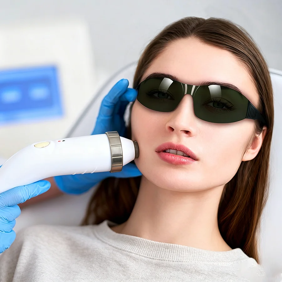 IPL Eye Protection Goggles Professional Safety Glasses for Laser Hair Removal Beauty Treatment Salon Clinic Use Comfortable