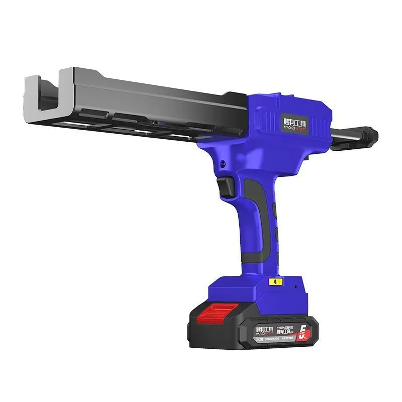 Electric sewing glue gun lithium battery double tube glue gun ceramic tile sewing agent construction tool art big glue machine