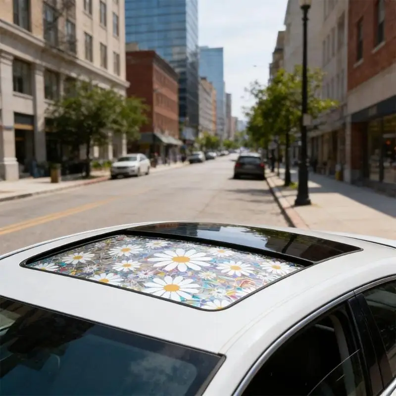 

Non Adhesive Window Cover For Car Sunroof And Home Glass No Simple To Apply R6FB