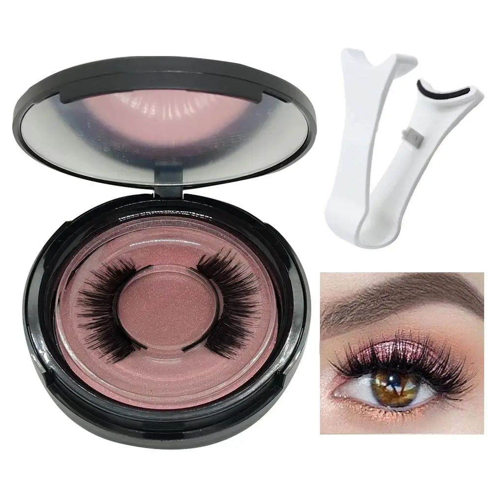 Magneten Pincet Met 3d Magnetische Natuurlijke Nerts Valse Wimper Professionele Wimper Extensie Make-Up Krultang Clip Klem Make-Up Tool