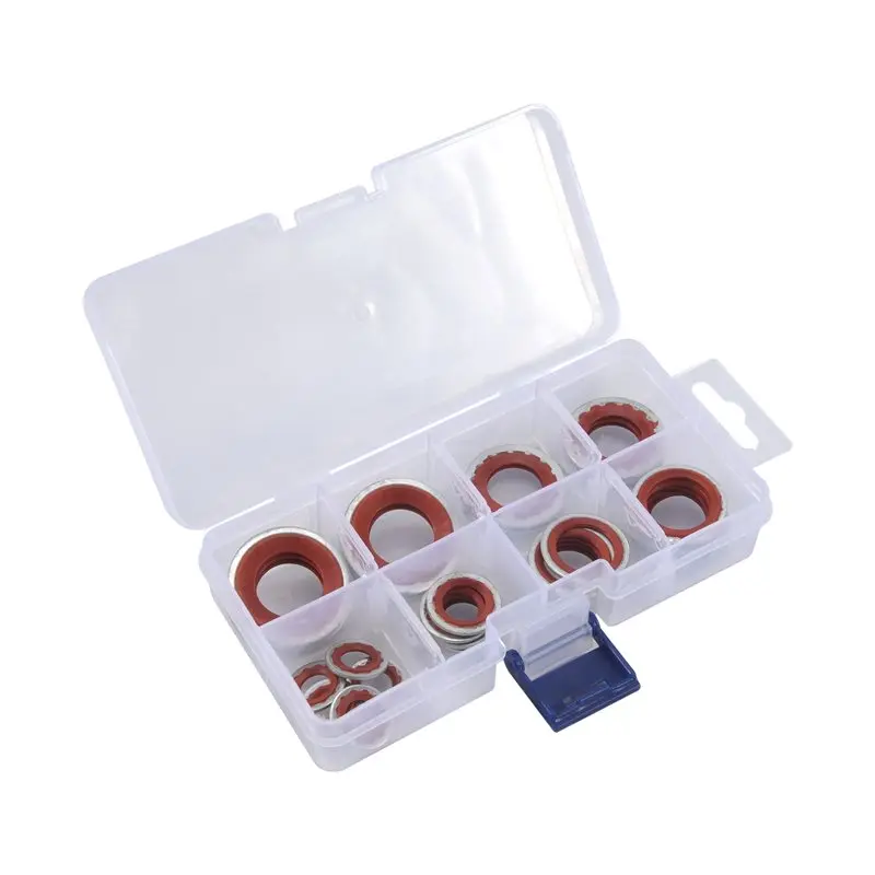 

Набор уплотнительных прокладок для кондиционера HRBAJ-60 шт., комплект уплотнителей порта компрессора автомобильного кондиционера