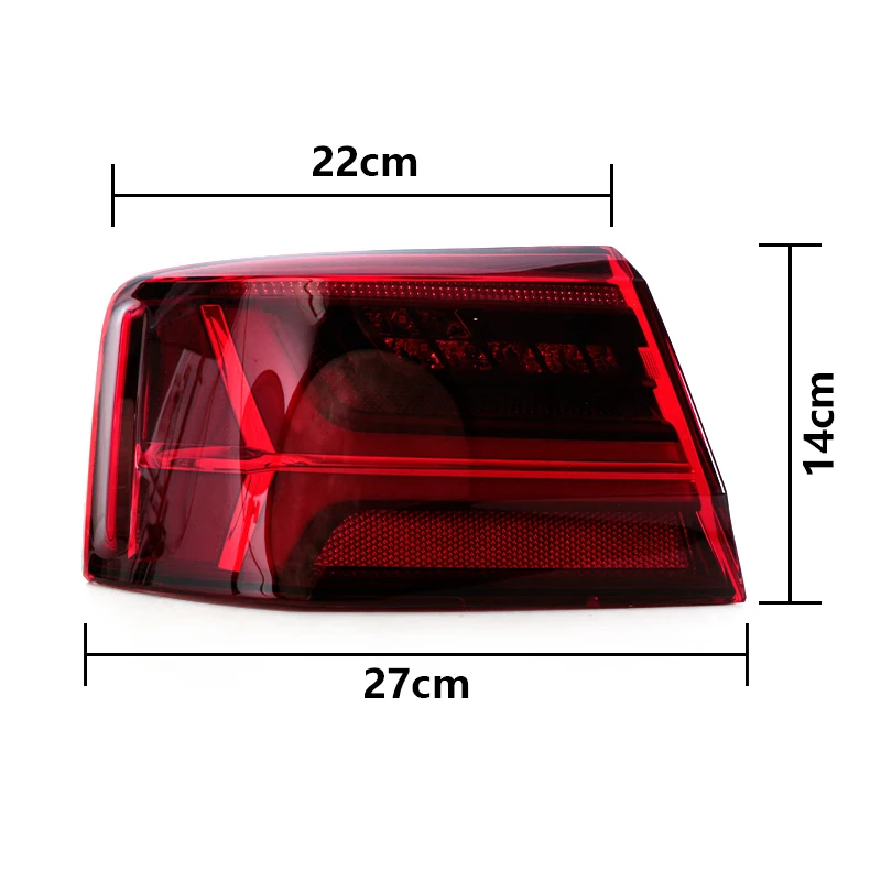 LED Tail Light For Audi A6L C7 PA 2016 2017 2018 Car Rear Warning brake light Brake Light Rear Turn Signal 4G5945095E 4G5945096E