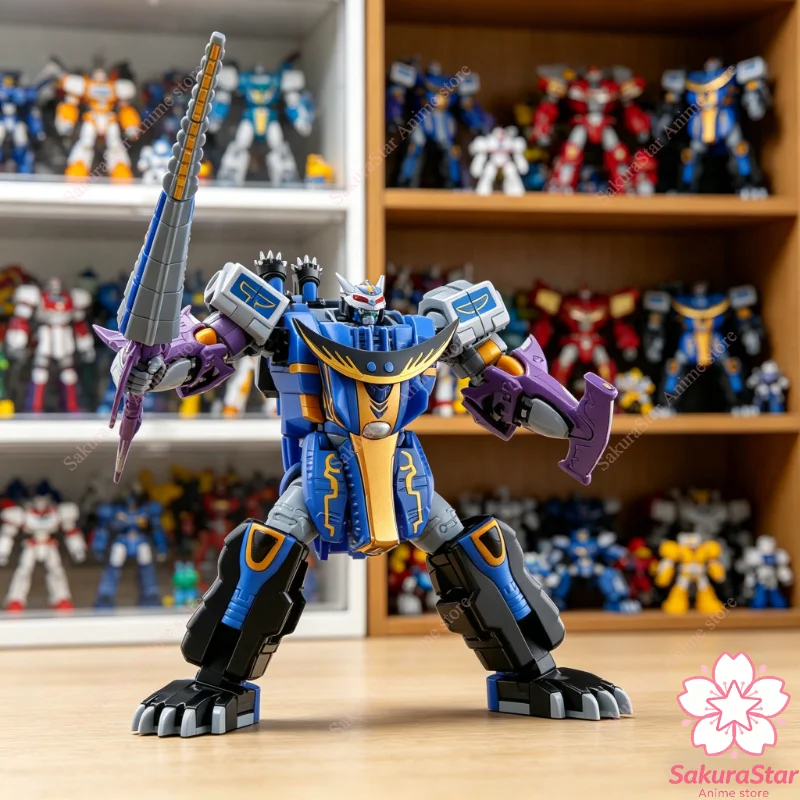 

【Pre-sale】Bandai SMP Hyakujuu Sentai Gaoranger Gao Hunter Blue Moon Movable Assembled Collectible Mecha Model Hobby Gift