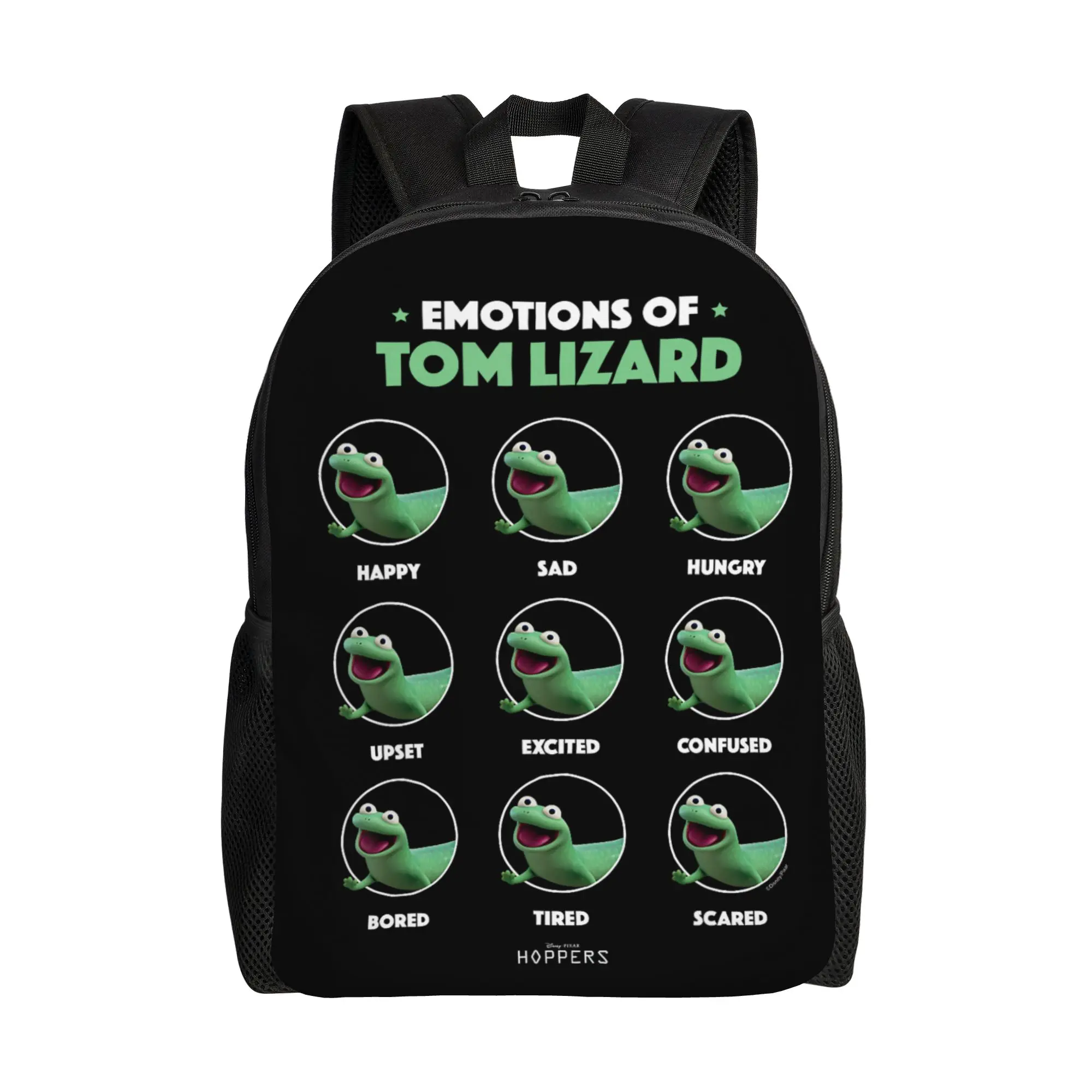 

Hoppers Tom Lizard Emotions Grid Backpack Kawaii Backpacks Men Travel Big High School Bags High Quality Rucksack