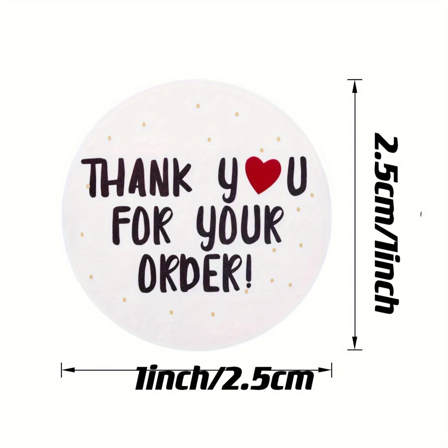 Charming & Cute Thank You Sticker Seal - 500pcs: Gift Box, Bag Shipping - Adorable Business Packing Accessories