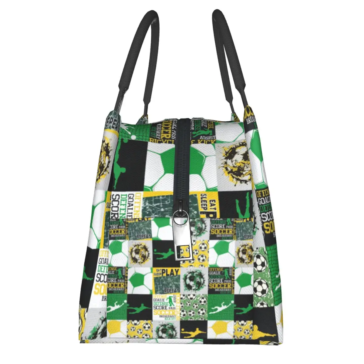 Borsa da pranzo per calcio calcio per adulti modello sportivo Lunch Box borsa termica per Picnic Casual borsa termica portatile Oxford Tote Food Bags