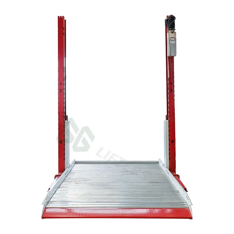 car parking  lifter hydraulic  2 column auto lift 2 cars parking lifts two post lift for home garage storage parking system