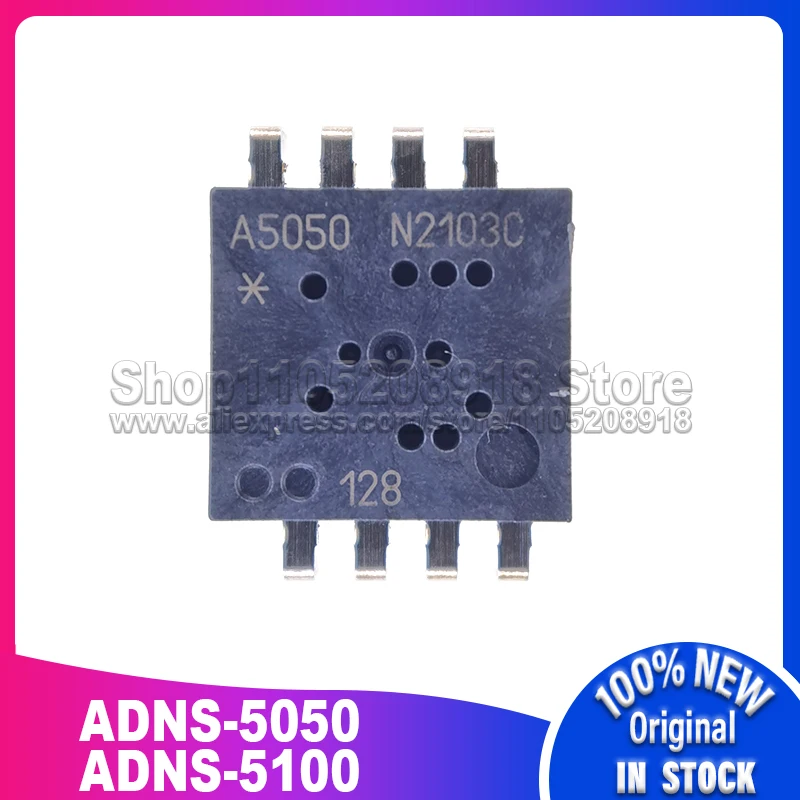 1Set/LOT ADNS-5050+ADNS-5100 A5050 ADNS5050 Optical Sensor 8-DIP Module Mouse Sensor IC LENS TRIM FOR ADNS-5000