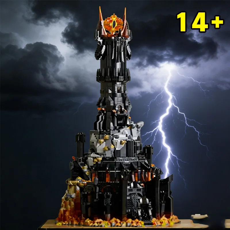 

2025 NEW Icons 10333 Black Tower Dark Model Building Blocks Kit Bricks Toy for Kids Adult Birthday Gifts 5471 Piece