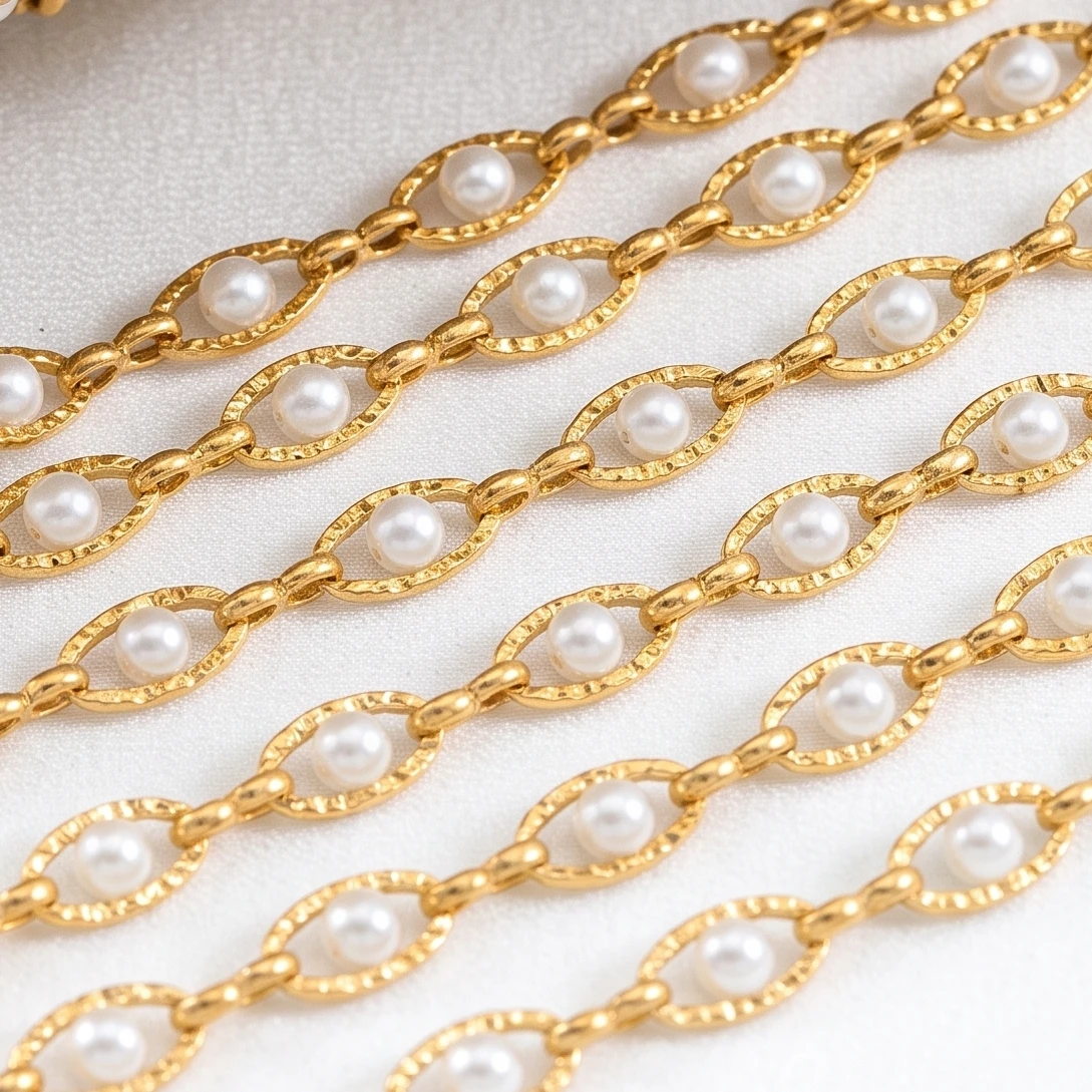 0.5Meter/1Meter Artificial Pea - đánh giá và giá Pearl Trim Chain
