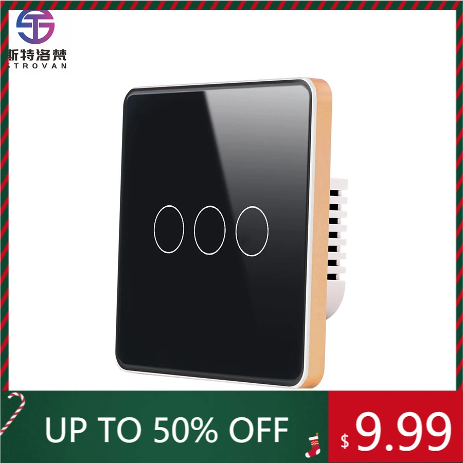 STLF زيجبي 3 عصابة مفتاح ذكي 2 طريقة وحدة لاسلكية للتحكم عن بعد لا محايد تويا الذكية زيجبي الاتحاد الأوروبي ضوء اللمس الجدار التبديل #1