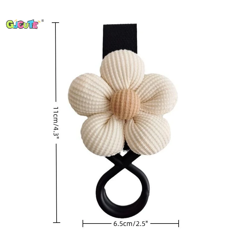 1Pcs Baby Stroller Hook Sweet Flower Children Cart Umbrella Hanging Bag Storage Loop Hook Infant Supplies Storage Accessories