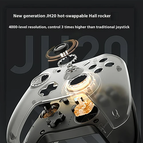 Imagen 2 del producto Machenike Gamepads G5 Pro V2 controlador de tres modos edición de colección de juegos intercambio en caliente Hall Rocker Bluetooth disparador vibración regalo