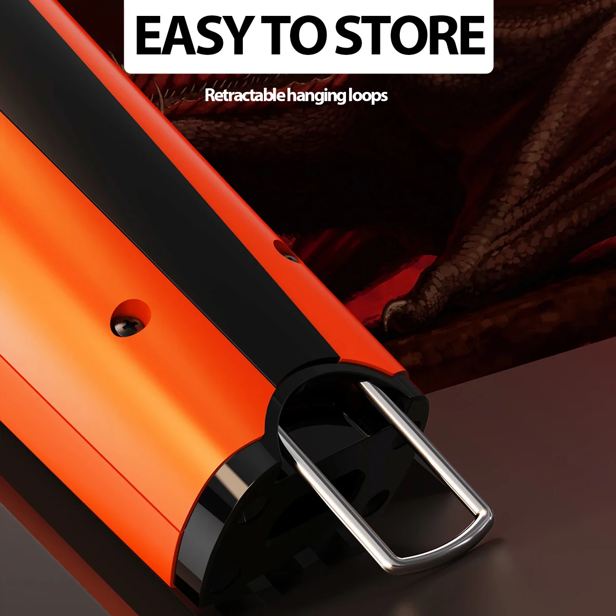 KULILANG R55F Orange Professional Line Trimmer Electric Cordless Hair Trimmer Hair Salon Low Noise Quality Men's Hair Clipper