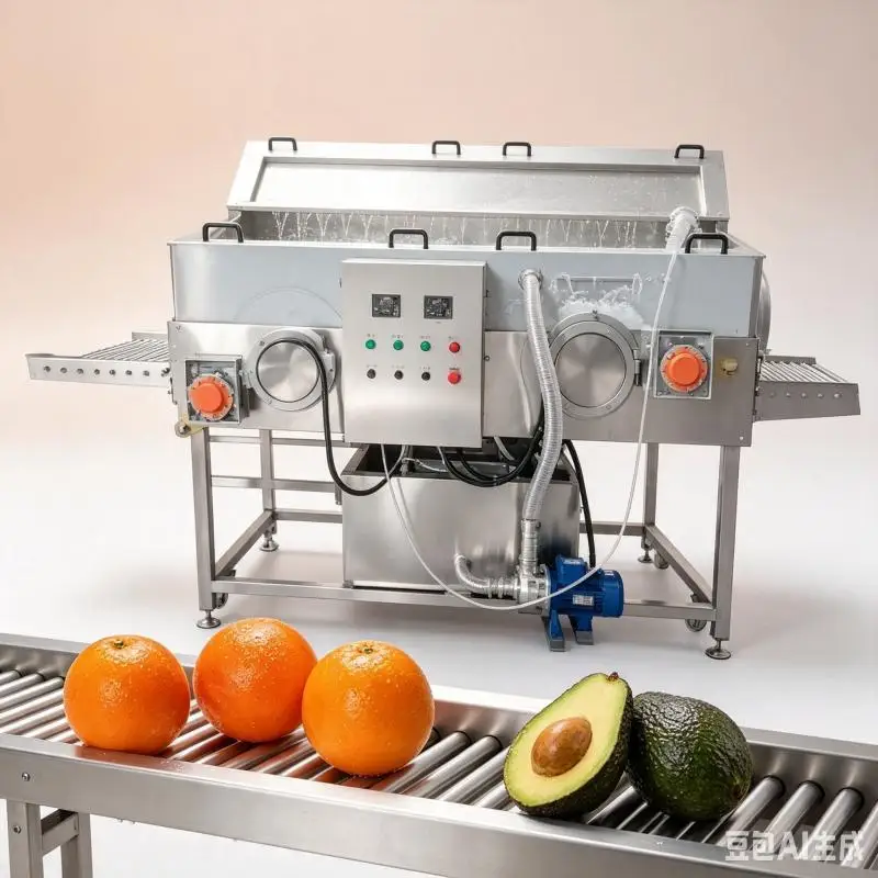 Customized Fruit Wax Coating Machine Automatic Fruit Polishing Waxing Line Stainless Steel Processing Equipment For Fresh Fruits