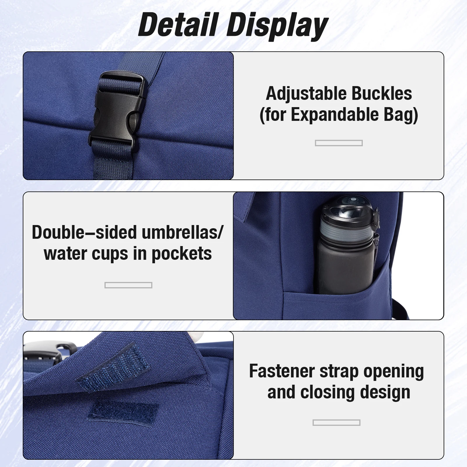 حقيبة ظهر رول توب للرجال 2026 - حقيبة ظهر للسفر ذات سعة كبيرة، حقيبة ركاب متينة للعمل والمدرسة ورحلات عطلة نهاية الأسبوع #5