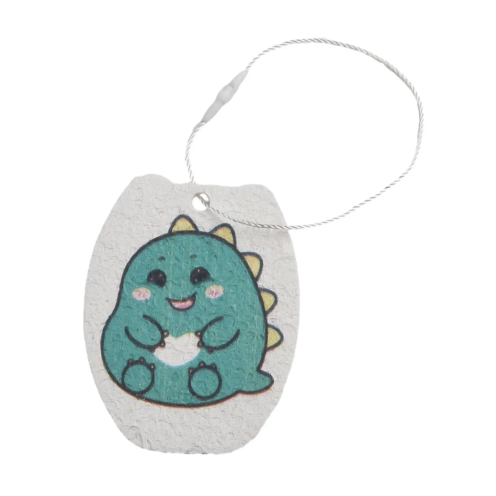 Esponja de pulpa de madera, paños para platos de dibujos animados, aceite absorbente, elimina el antiadherente, accesorios de cocina comprimidos, Herramientas de limpieza, 6x8cm, 1 ud.
