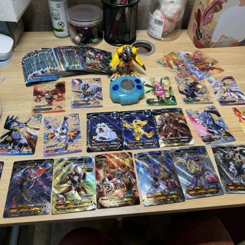 Kayou بطاقات الوحش الرقمية Digimon جمع بطاقة مغامرة بطاقة التداول الأسطوري Tyrannosaurus ريكس أنيمي الطرفية الهدايا ل