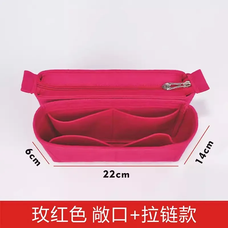 Fits For Neo noe Felt Insert Bags Organizer Makeup Handbag Organize Travel Inner Purse Portable Cosmetic base shaper for neonoe