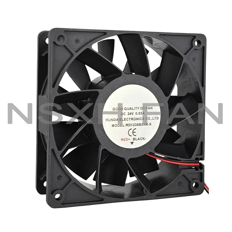 RD1238B24M-S 24V 0.93A 120x120x38mm 2-Wire Server Cooling Fan