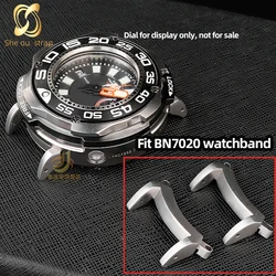 Stainless Steel For Citizen BN7020-09E/17E Modified Steel Lug Strap To Connect Steel Head Grain Fittings