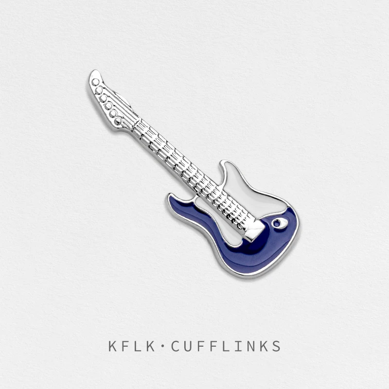 

KFLK Fashion Electric guitar Brooch Pins Exquisite Brand Brooches For Women Mens Costumes Badge Brooch Jewelry Wholesale
