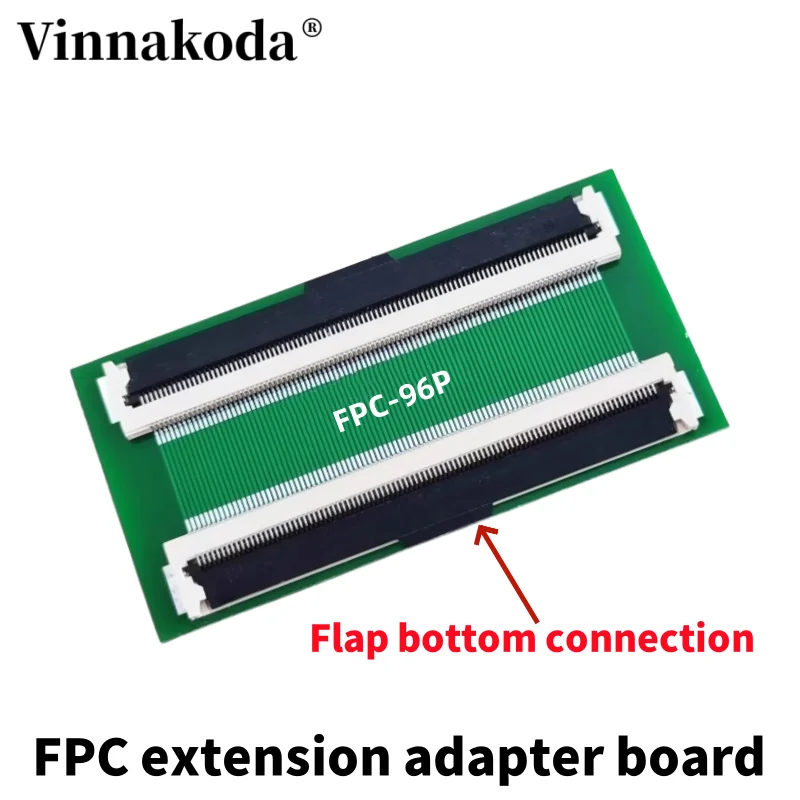 1 buah papan ekstensi FPC-96PIN dengan papan adaptor kabel lasan soket 0.5MM yang fleksibel; Papan sirkuit papan uji