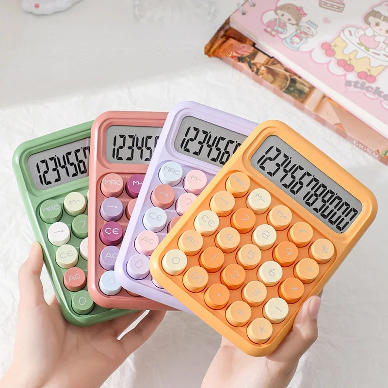 Dopamine calculator mechanical keyboard Large Display Mechanical Dot Keyboard Back To School Supplies Students/Finance