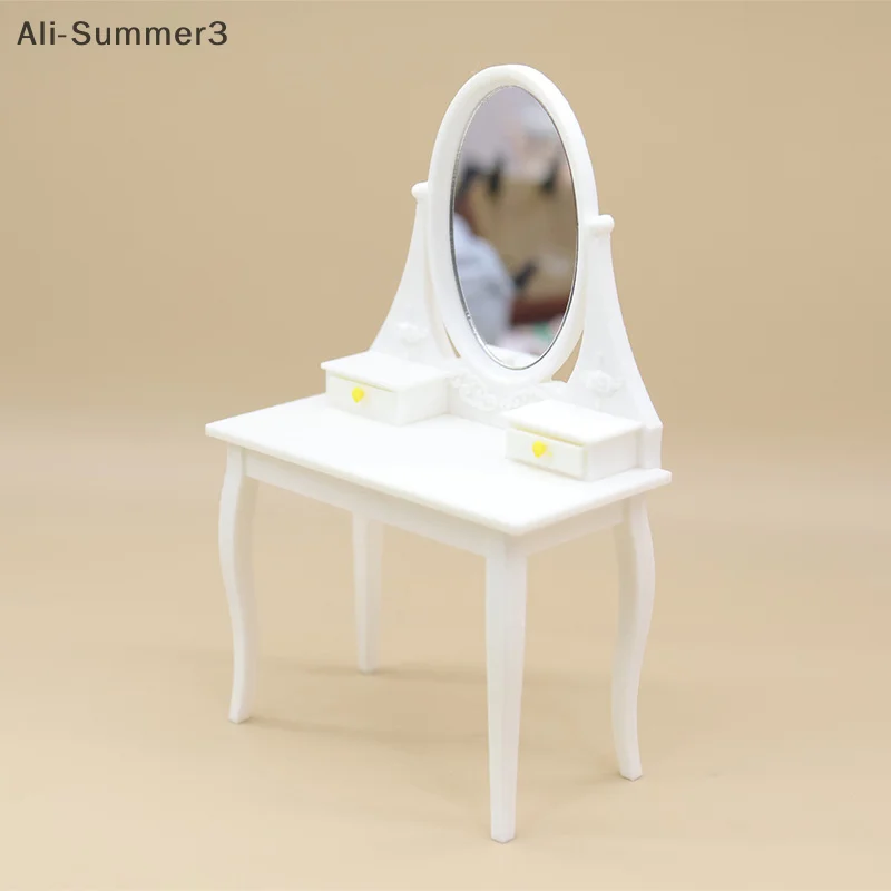 1/12 Poppenhuis Simulatie Kaptafel Model Poppenhuis Slaapkamer Decoratie Poppenhuis Living Scène Decor Accessoires