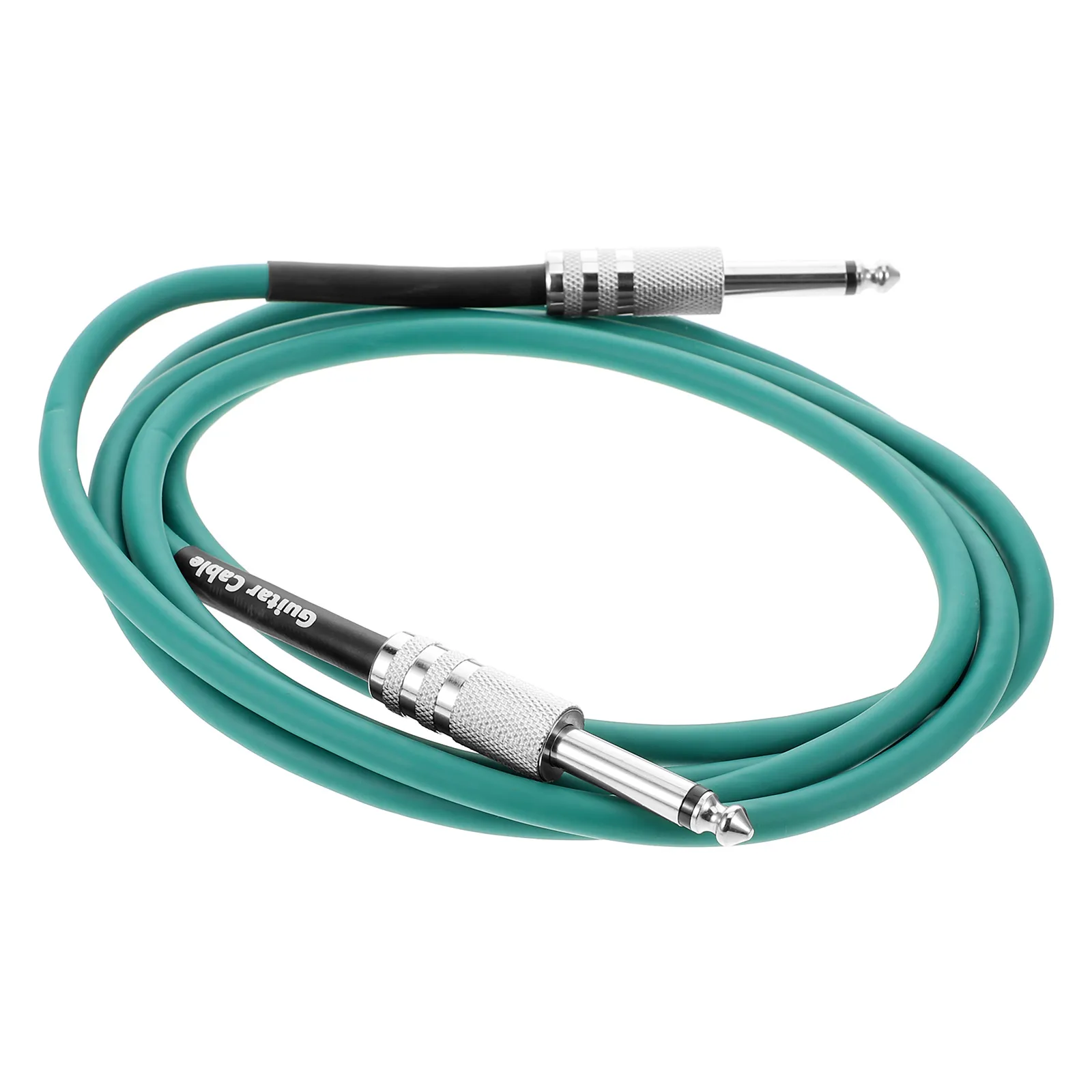 

Sturdy Electric Audio 6.35mm Noise Reduction Green for Bass Drum Effector Long Lasting Flexible Stage Audio Equipment for Guitar