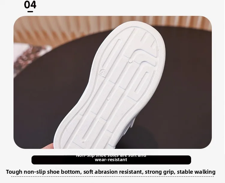 Kinder Weiße Schuhe 2026 Sommer Jungen Sportschuhe Mesh Atmungsaktive Boardschuhe Mädchen Hohle Freizeitsneaker Weiche Sohle Kinderschuhe – Detail 10