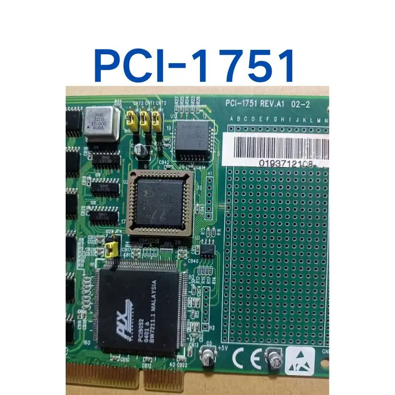 

Second hand PCI-1751 REV.A1 02-2 48 bit PCI bus digital input/output card test Ok Quick shipping