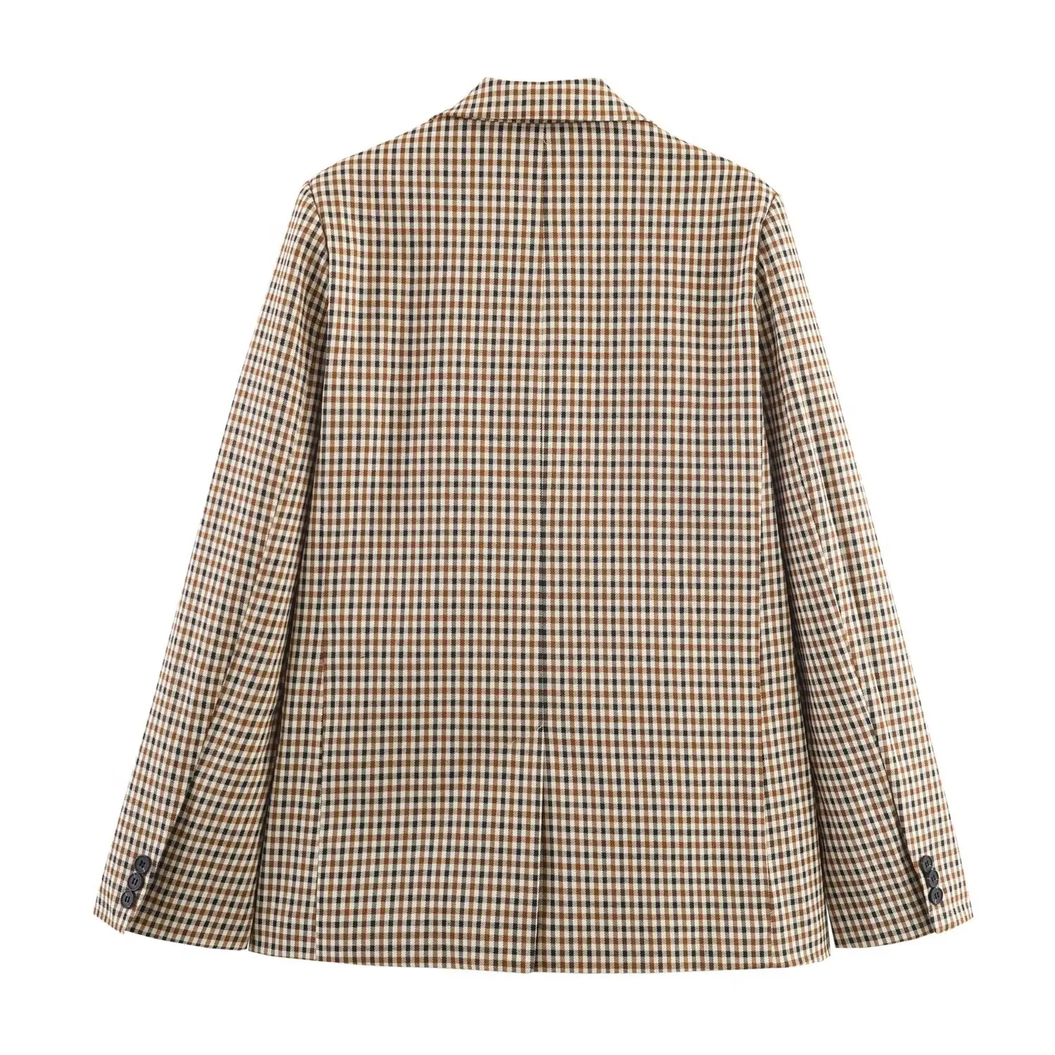 Ensemble de costume professionnel pour femmes, ensemble deux pièces: Blazer à carreaux + pantalon, ensemble 2 pièces, nouvelle collection 2025