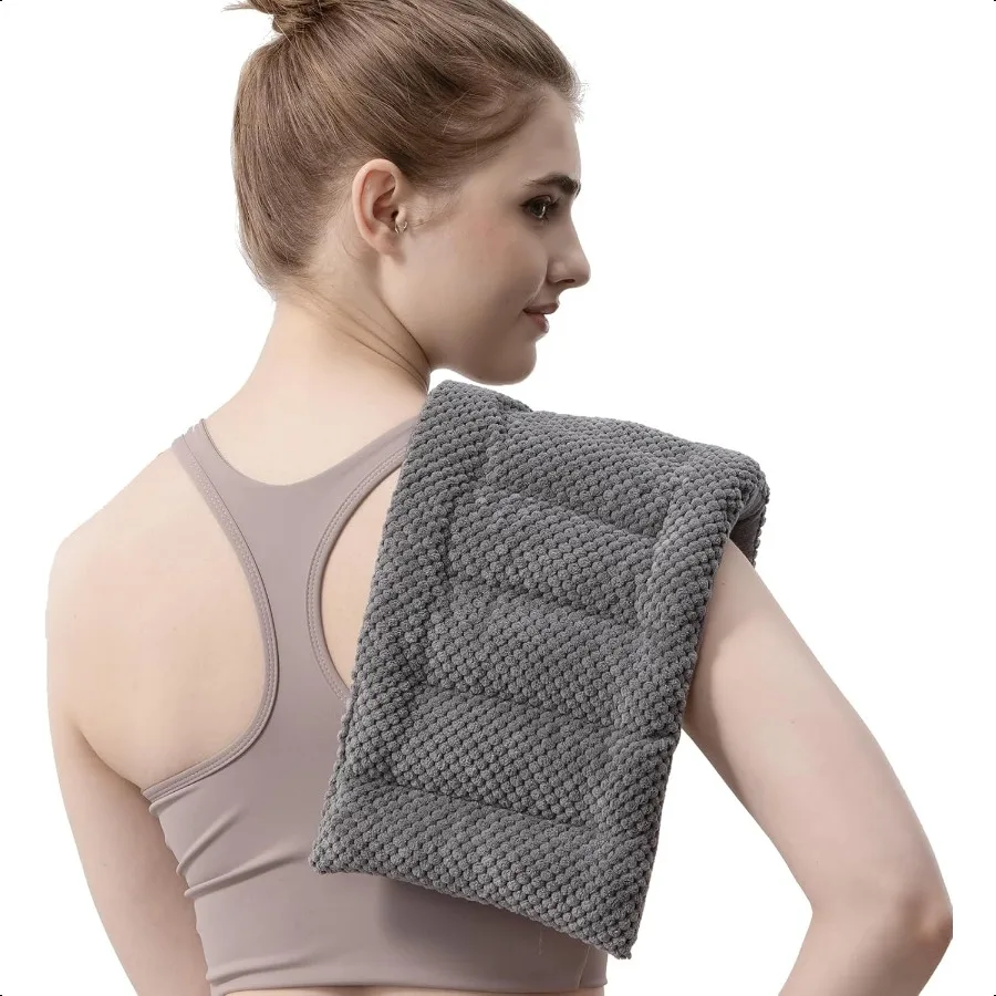 

Утяжеленная грелка для микроволновой печи 1,8 фунта 16x7 дюймов, горячая упаковка для микроволновой печи для облегчения боли в мышцах, успокаивает боли в плечах, нижнюю часть B