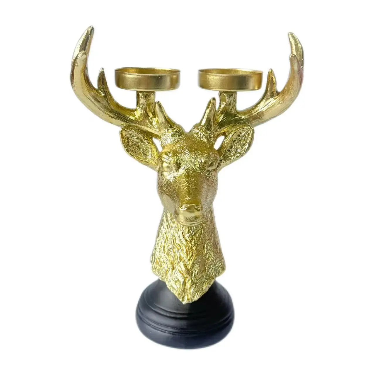 

Resin Reindeer Head Tealight Holder Reindeer Candle Holder Reindeer candle stick for Home Wedding Birthday Party Christmas Decor