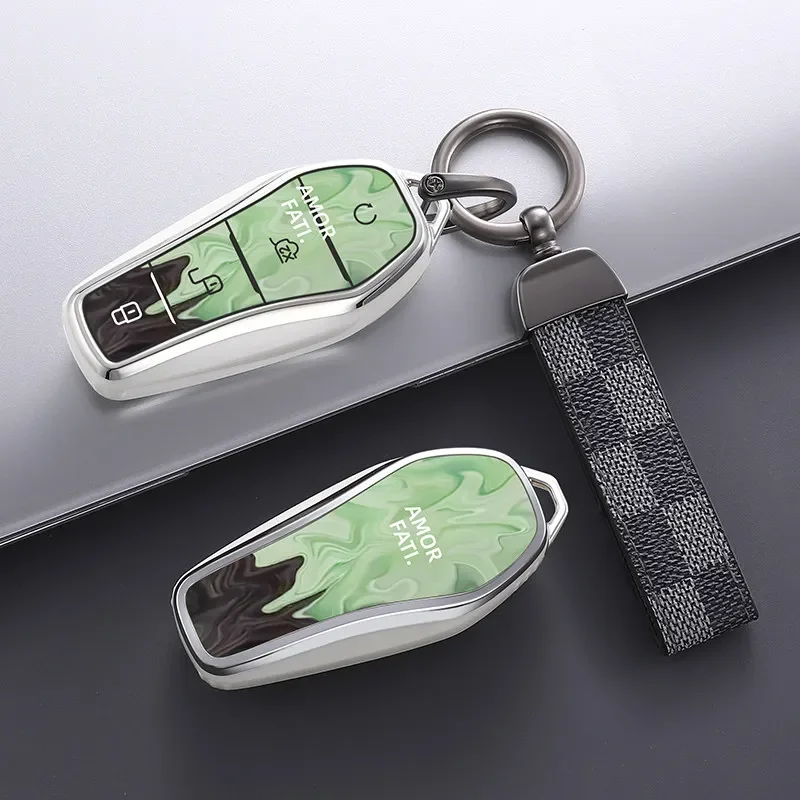 For Car Key Fob Cover Case for BYD Han EV, Qin Pro, Song PLUS, Tang, Dolphin, Seagull, Destroyer 05, Frigate 07