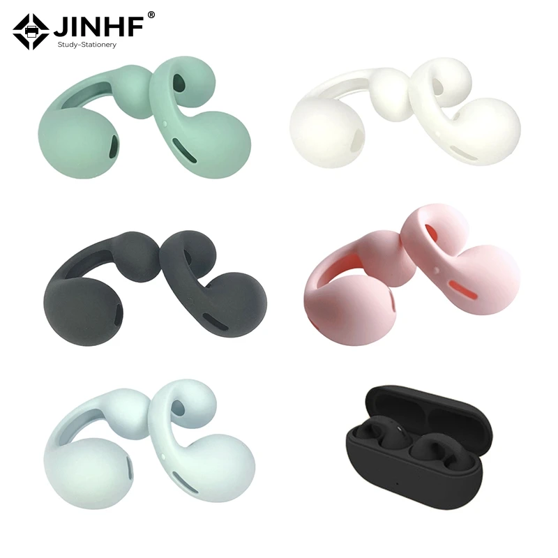 Silicone Earphone Case For Ambie Sound Earcuffs AM-TW01 Earpads Ear Caps In-Ear Covers Tips Eartips Ear Buds Cups