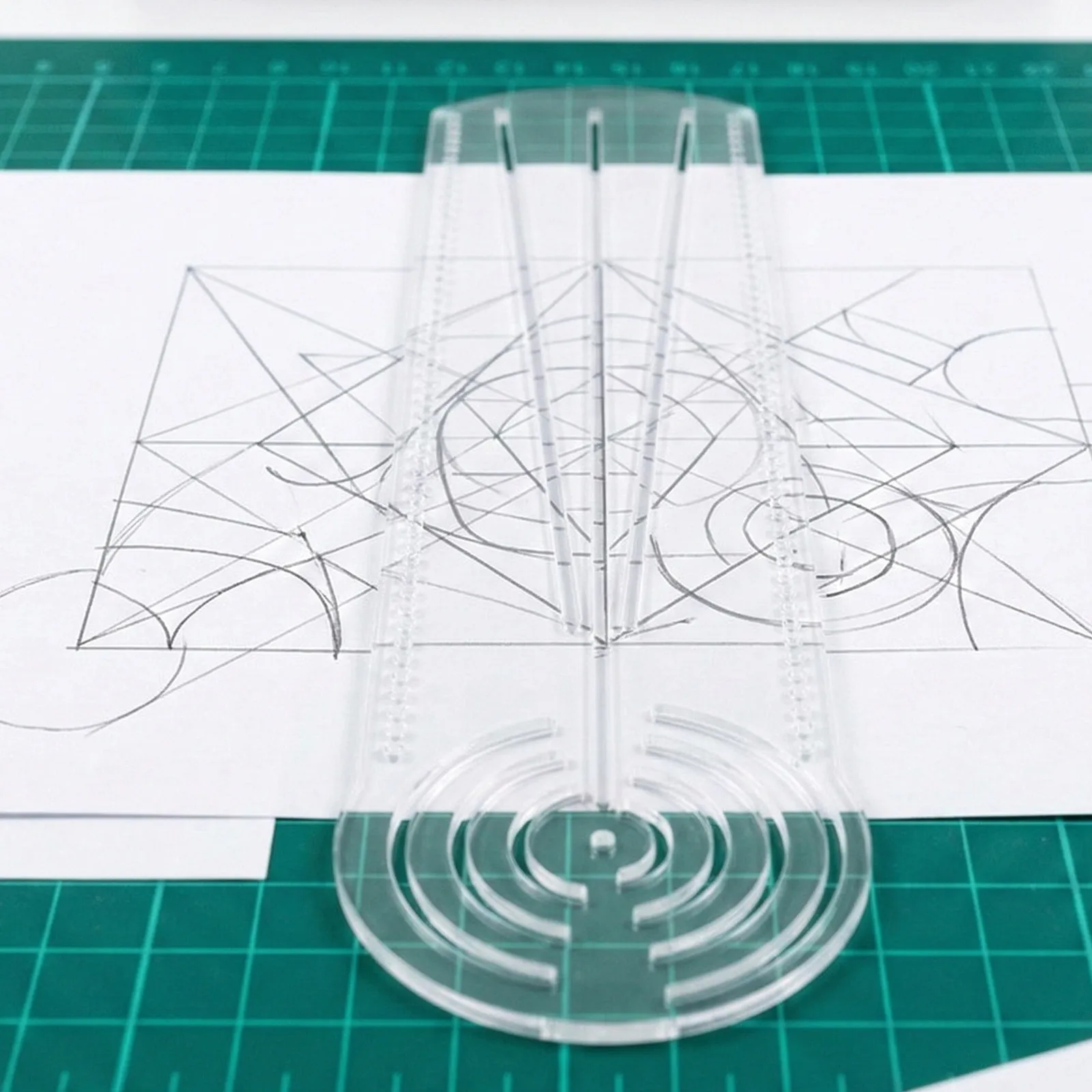 2pcs-mandala-ruler-clear-acrylic-geometry-drawing-tool-guide-for-art-design-mandala-dotting-circle-maker-scrapbook-drafting