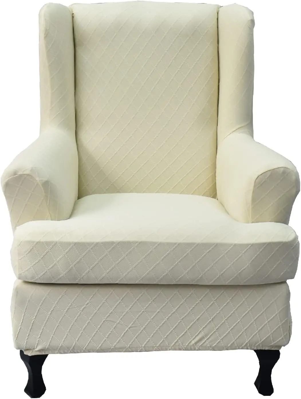 

Wingba Chair Covers Slipcovers 2 Piece Stretch Wing Chair Covers Spandex Slipcovers Wingba Sofa Covers Armchair Covers Non-Slip