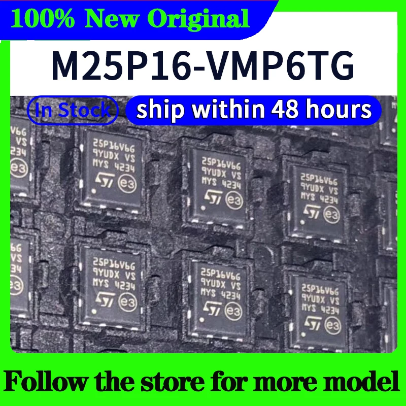 M29W256GL70N6E M25P16-VMP6TG M25P16-VMF6TP M25P10-AVMN6TP M25P20-VMN6TPB M25P20-VMN6TP Auf Lager 48 Stunden Versand