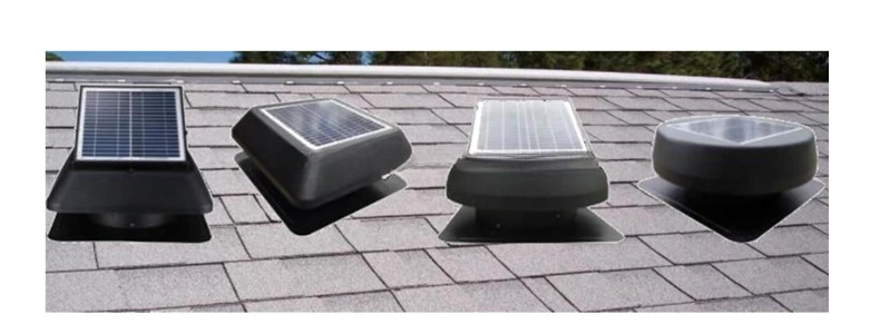 Dach abgas hersteller gute Preise Solar 12V DC Solar ventilator