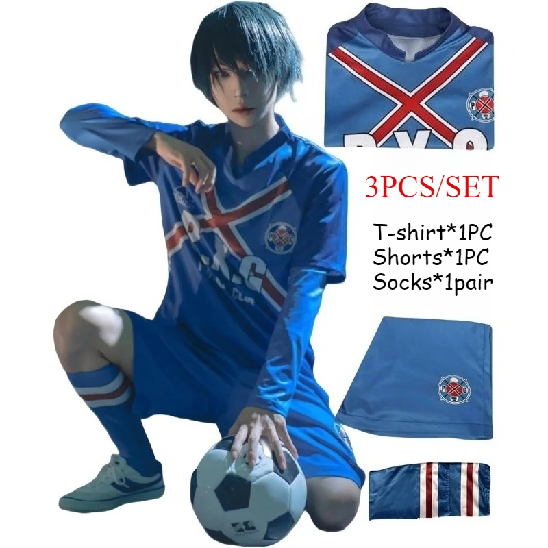 

Anime Blue Lock Sportswear Ito Tadao Role Playing Costume Anime Football Dress Halloween Carnival Party Sportswear New
