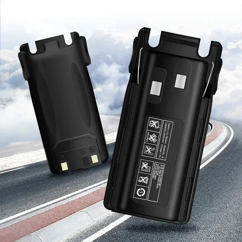 7.4 فولت 2800 مللي أمبير متوافق مع بطارية Baofeng UV-82 لبطارية BL-8 UV-82HP UV82 UV-8D UV-89 UV-82HX بطارية لاسلكية قابلة للشحن