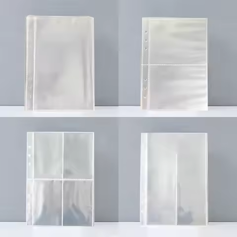 Binder Photocard Holder 10-50pcs Inner Pages Cards Collect Book A5 Binder Background Paper Kpop Albums for Cards 포토카드 바인더