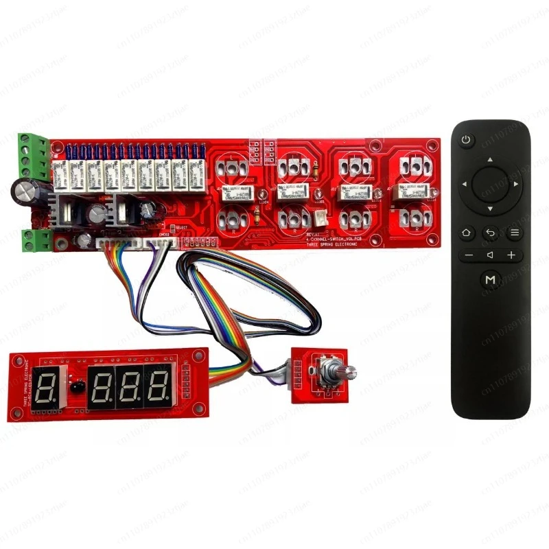 Relay Volume  Controller Remote Control VOlume Board with Display Screen Balance Volume