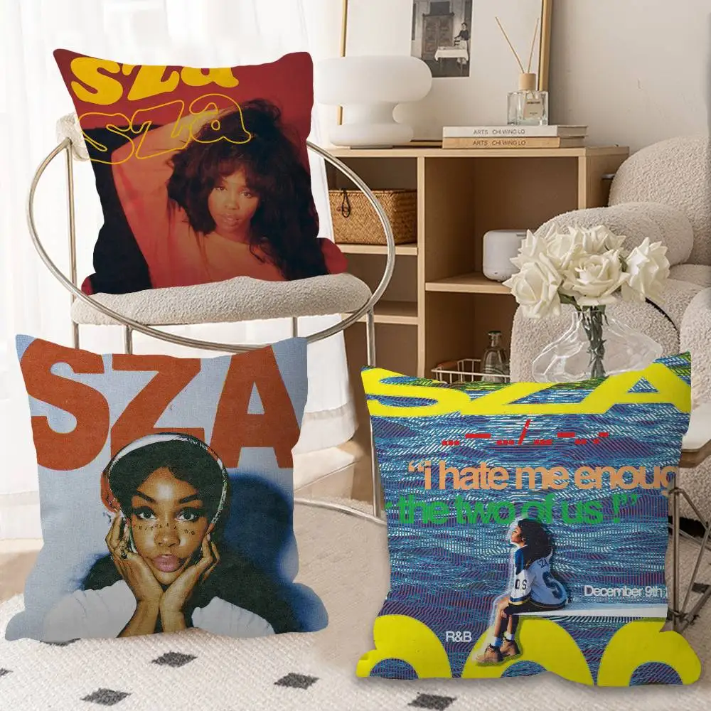 American Popular Female Star Pop Singer Sza Lucky Dragon pillow cover sofa cushion cover home room decoration children gift